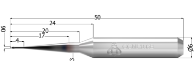 0,6 mm - круглая