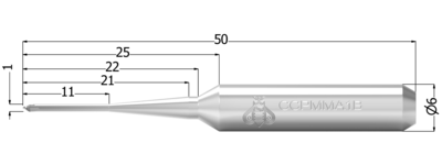 1 mm - круглая