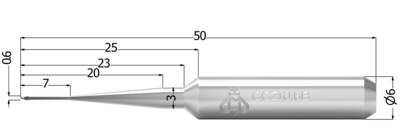 0.6 mm - круглая