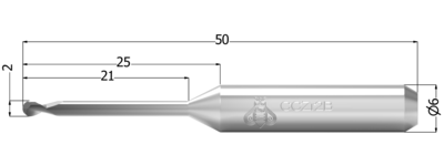 2 mm - круглая