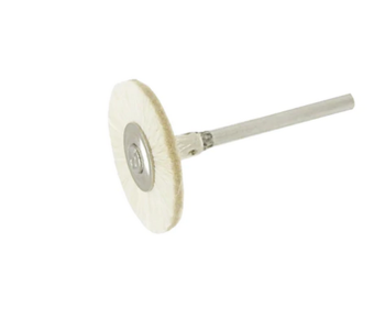 Щетка из конского волоса, белая, диаметр 15 мм