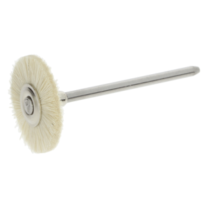 Щетка из козьей шерсти, белая, диаметр 17 мм